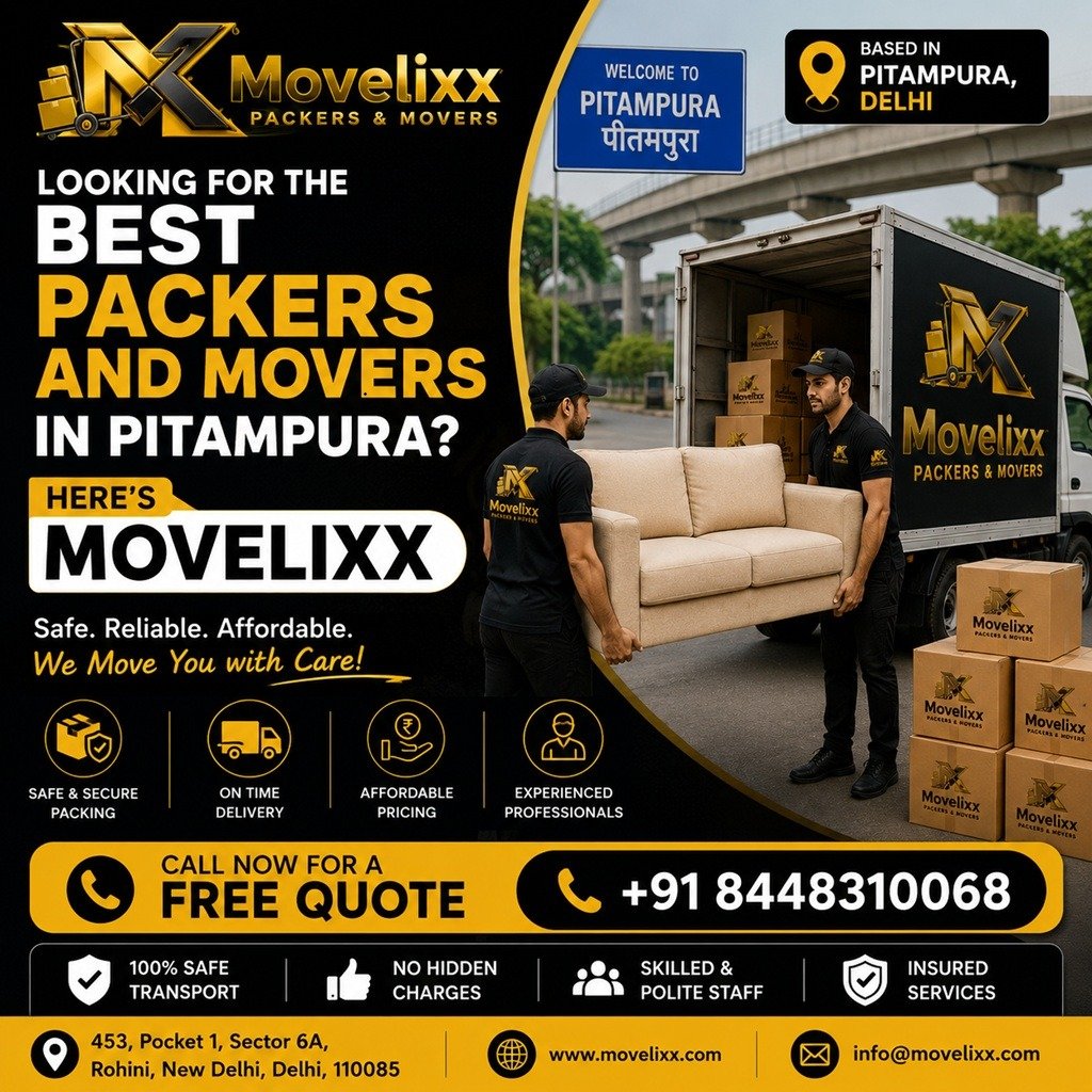 packers and movers in pitampura, Delhi
